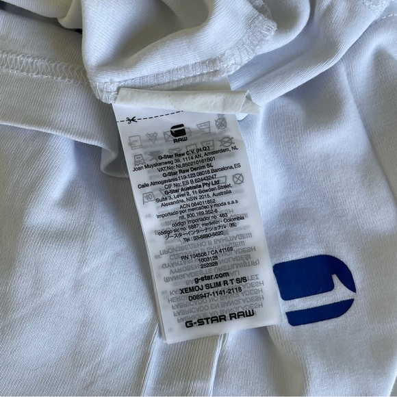 G-Star Raw Slim Ringer T-Shirt - Picture 6 of 7